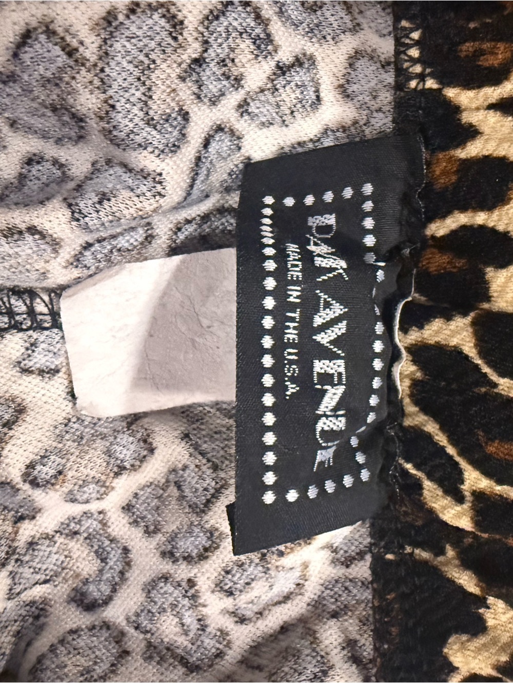 Avenue Leopard Print Boot Cut Pants - Brown & Black - Picture 3 of 4